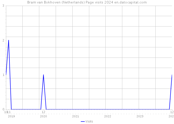 Bram van Bokhoven (Netherlands) Page visits 2024 