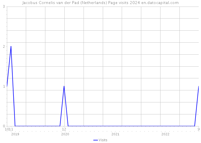 Jacobus Cornelis van der Pad (Netherlands) Page visits 2024 