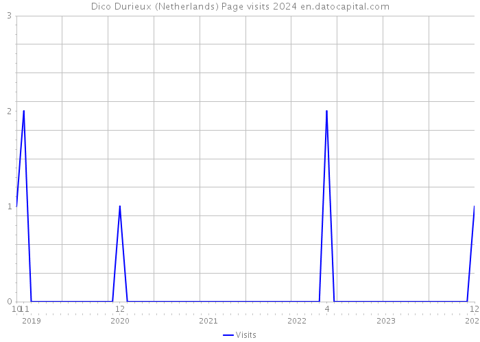 Dico Durieux (Netherlands) Page visits 2024 