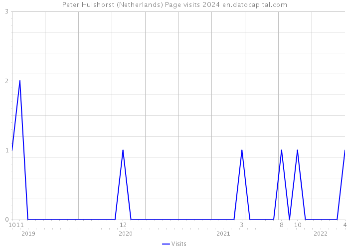 Peter Hulshorst (Netherlands) Page visits 2024 