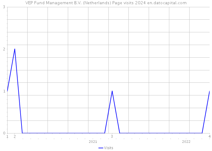 VEP Fund Management B.V. (Netherlands) Page visits 2024 