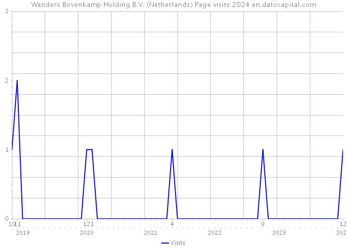 Wanders Bovenkamp Holding B.V. (Netherlands) Page visits 2024 