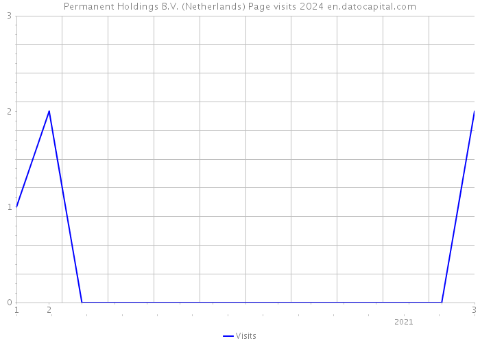 Permanent Holdings B.V. (Netherlands) Page visits 2024 