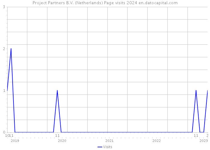 Project Partners B.V. (Netherlands) Page visits 2024 