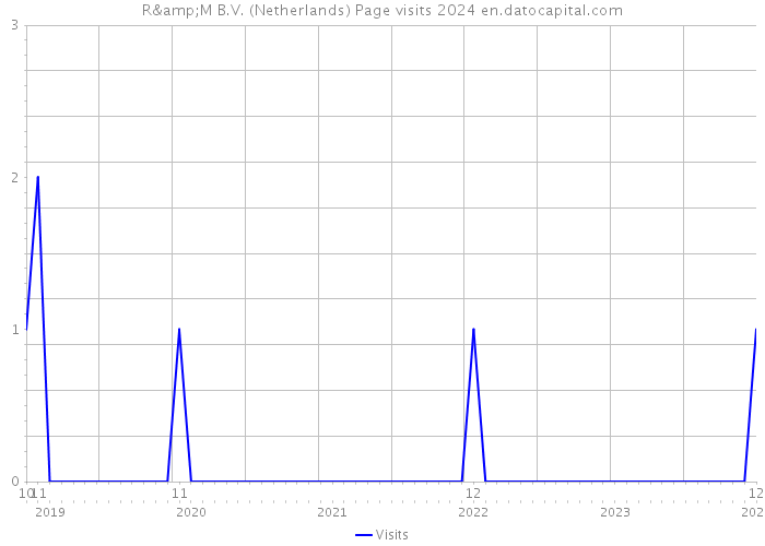 R&M B.V. (Netherlands) Page visits 2024 