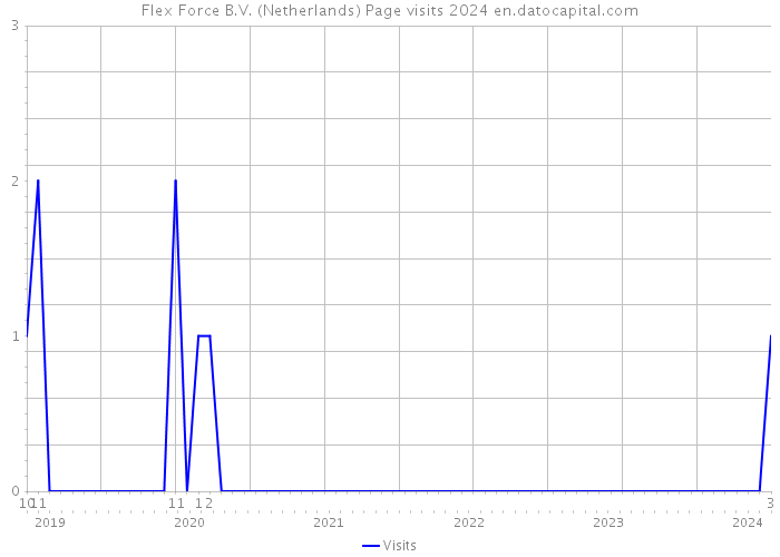 Flex Force B.V. (Netherlands) Page visits 2024 