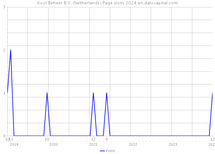 Kool Beheer B.V. (Netherlands) Page visits 2024 
