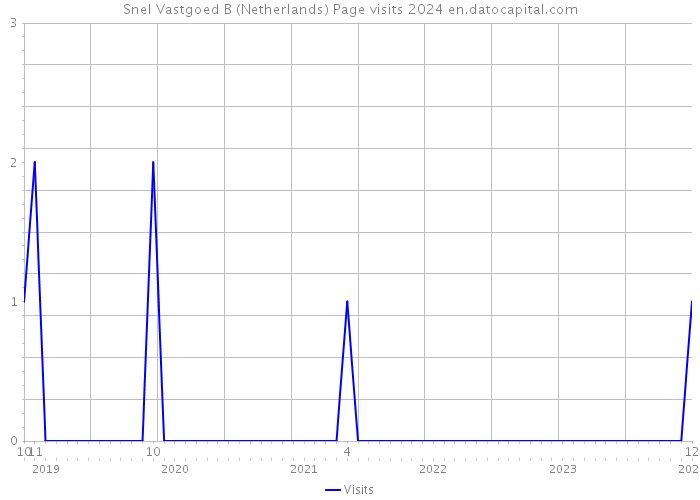 Snel Vastgoed B (Netherlands) Page visits 2024 