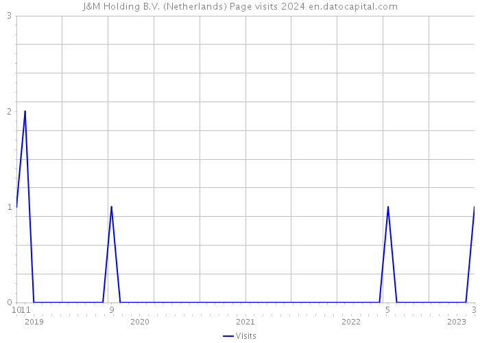 J&M Holding B.V. (Netherlands) Page visits 2024 