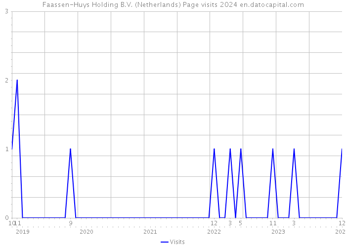 Faassen-Huys Holding B.V. (Netherlands) Page visits 2024 