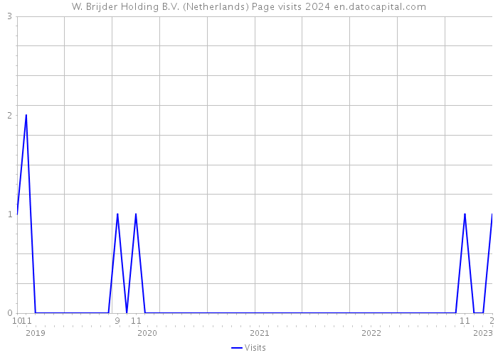 W. Brijder Holding B.V. (Netherlands) Page visits 2024 