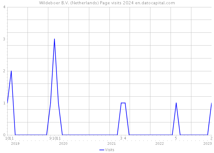 Wildeboer B.V. (Netherlands) Page visits 2024 
