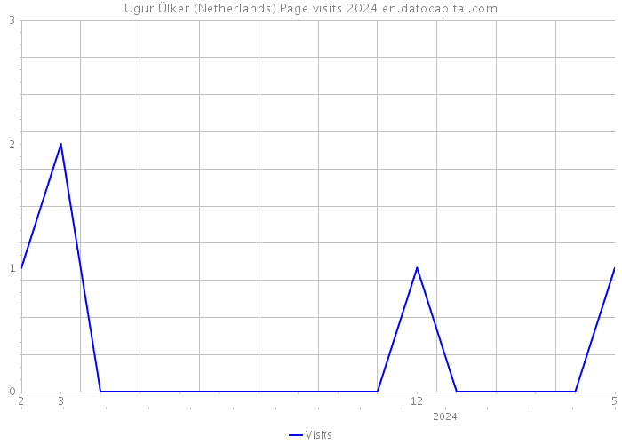 Ugur Ülker (Netherlands) Page visits 2024 