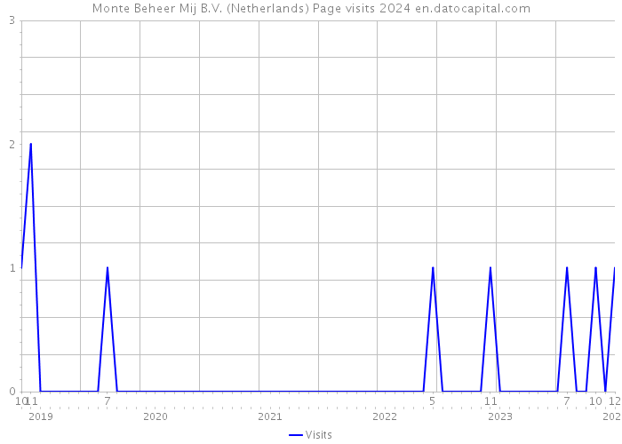 Monte Beheer Mij B.V. (Netherlands) Page visits 2024 