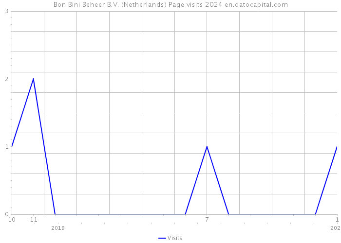 Bon Bini Beheer B.V. (Netherlands) Page visits 2024 