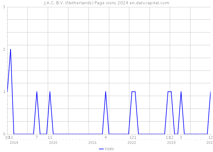 J.A.C. B.V. (Netherlands) Page visits 2024 