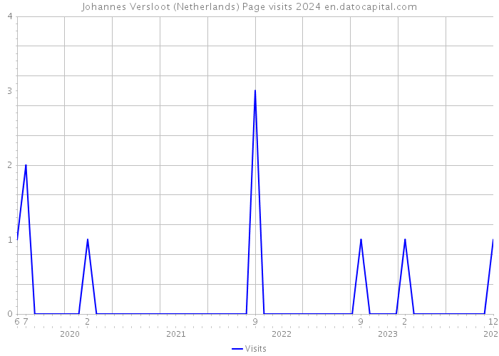 Johannes Versloot (Netherlands) Page visits 2024 