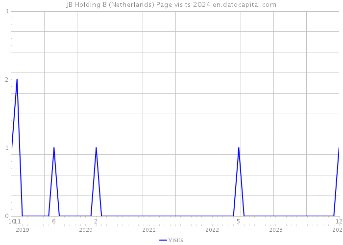JB Holding B (Netherlands) Page visits 2024 