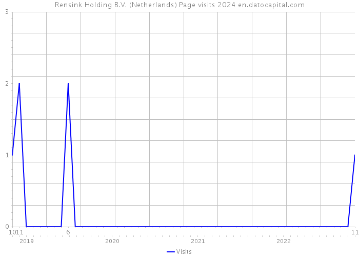 Rensink Holding B.V. (Netherlands) Page visits 2024 