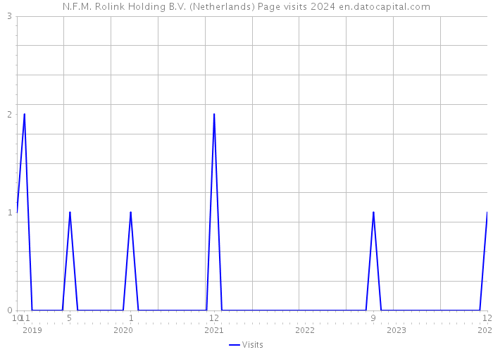 N.F.M. Rolink Holding B.V. (Netherlands) Page visits 2024 