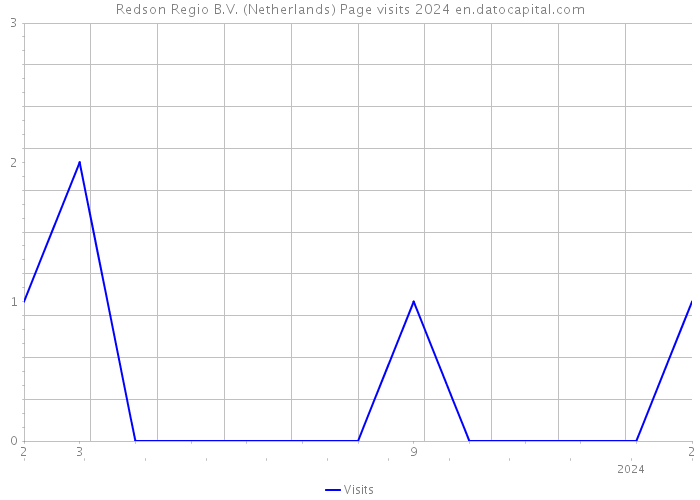 Redson Regio B.V. (Netherlands) Page visits 2024 