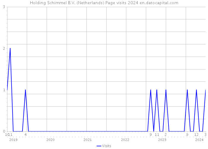 Holding Schimmel B.V. (Netherlands) Page visits 2024 