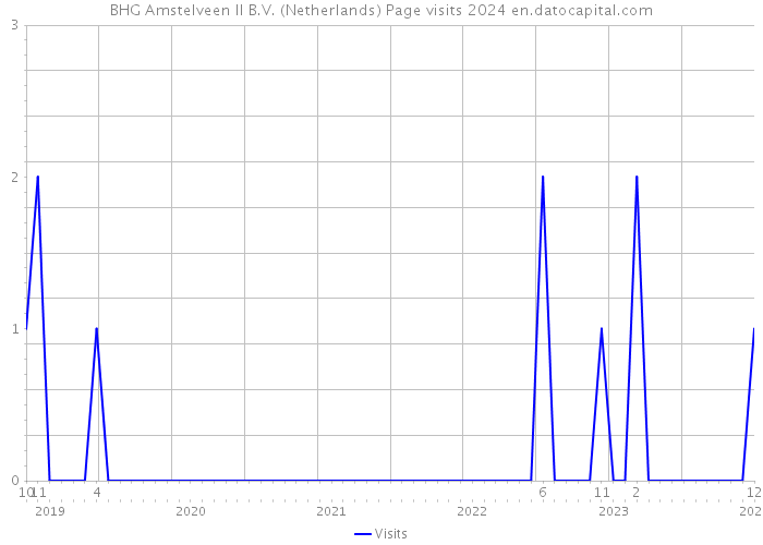 BHG Amstelveen II B.V. (Netherlands) Page visits 2024 