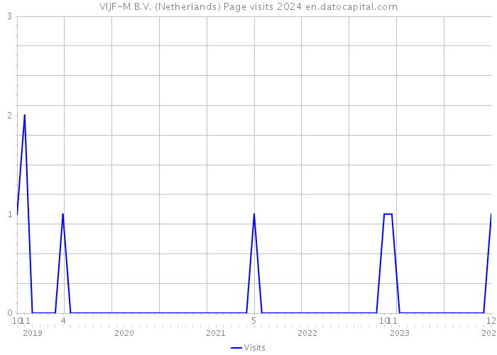 VIJF-M B.V. (Netherlands) Page visits 2024 
