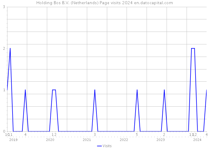 Holding Bos B.V. (Netherlands) Page visits 2024 