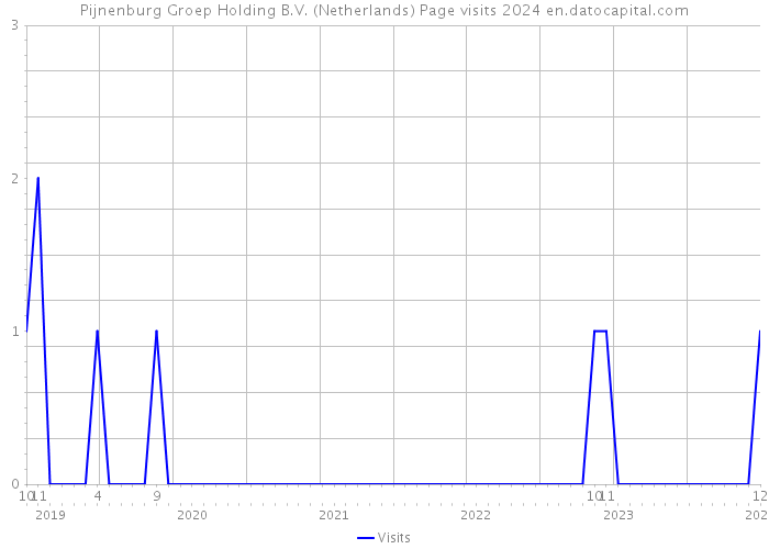 Pijnenburg Groep Holding B.V. (Netherlands) Page visits 2024 