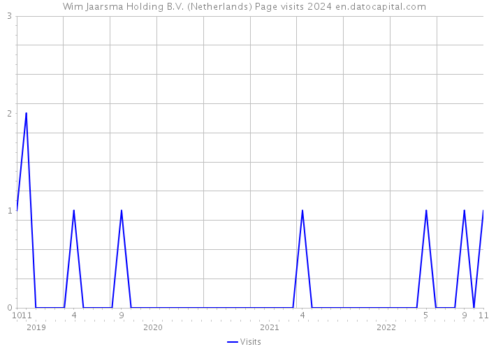 Wim Jaarsma Holding B.V. (Netherlands) Page visits 2024 