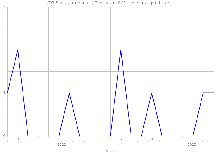 VDR B.V. (Netherlands) Page visits 2024 