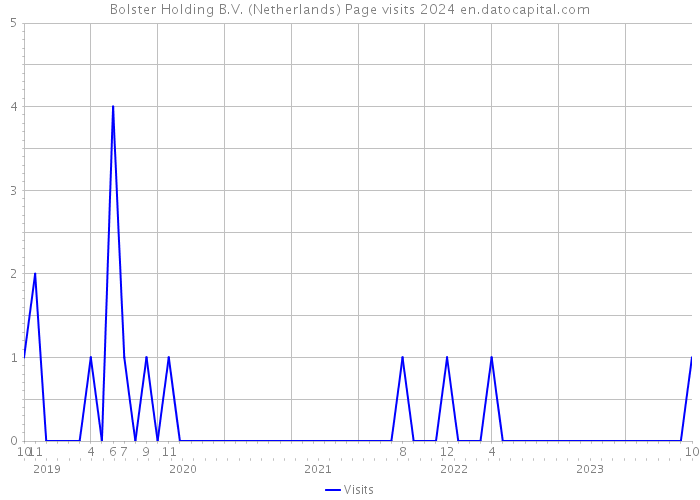 Bolster Holding B.V. (Netherlands) Page visits 2024 