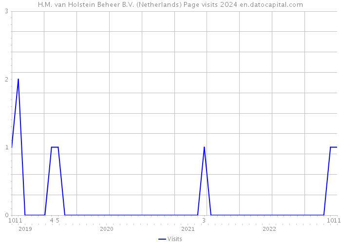 H.M. van Holstein Beheer B.V. (Netherlands) Page visits 2024 