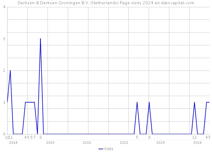 Derksen & Derksen Groningen B.V. (Netherlands) Page visits 2024 