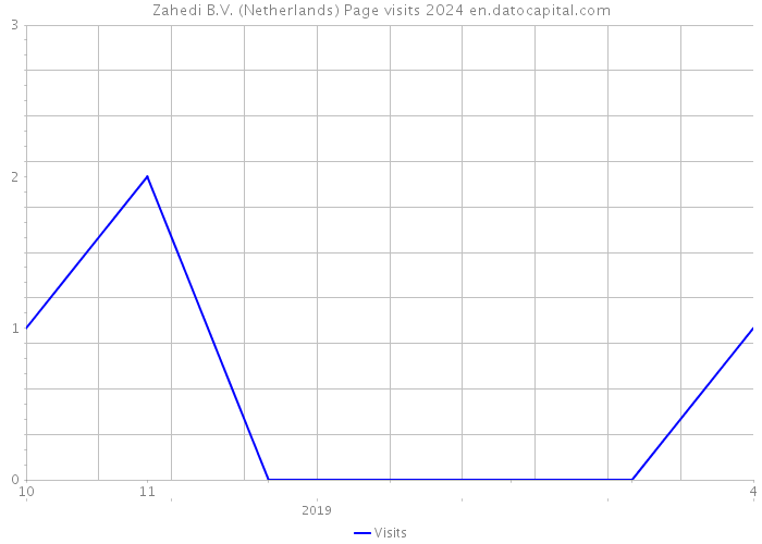 Zahedi B.V. (Netherlands) Page visits 2024 