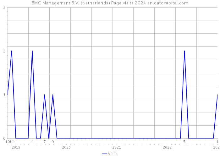 BMC Management B.V. (Netherlands) Page visits 2024 