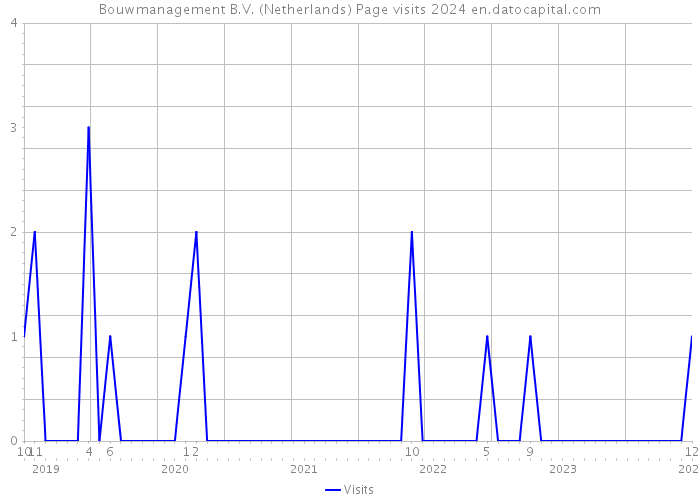 Bouwmanagement B.V. (Netherlands) Page visits 2024 