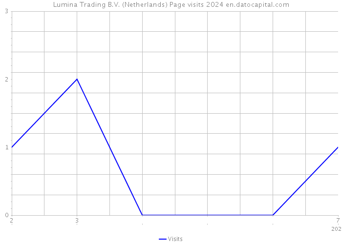 Lumina Trading B.V. (Netherlands) Page visits 2024 