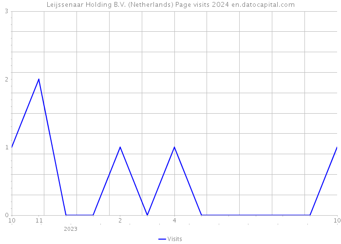 Leijssenaar Holding B.V. (Netherlands) Page visits 2024 