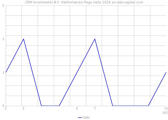 CRM Investments B.V. (Netherlands) Page visits 2024 
