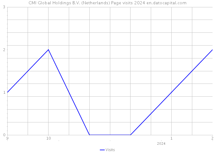 CMI Global Holdings B.V. (Netherlands) Page visits 2024 