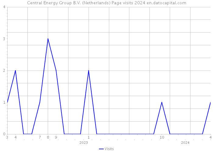 Central Energy Group B.V. (Netherlands) Page visits 2024 