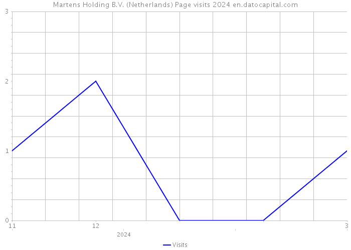 Martens Holding B.V. (Netherlands) Page visits 2024 