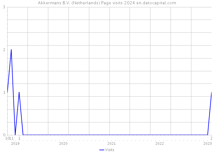 Akkermans B.V. (Netherlands) Page visits 2024 