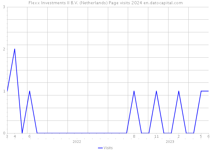 Flexx Investments II B.V. (Netherlands) Page visits 2024 