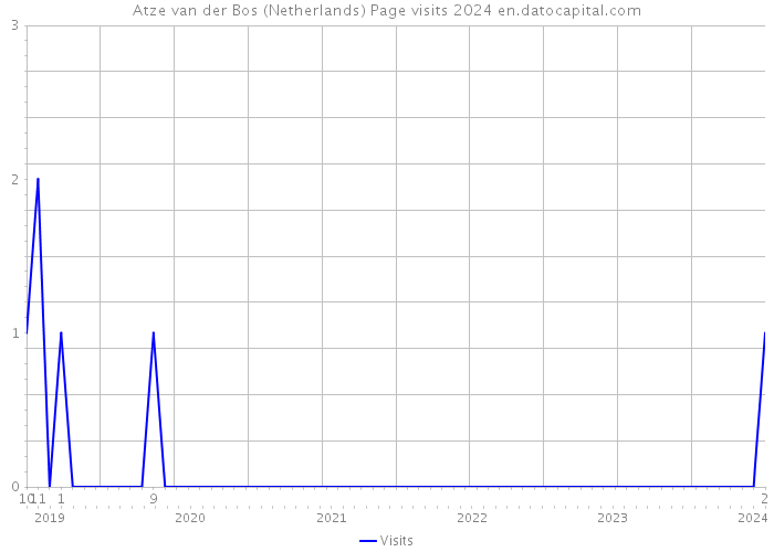 Atze van der Bos (Netherlands) Page visits 2024 