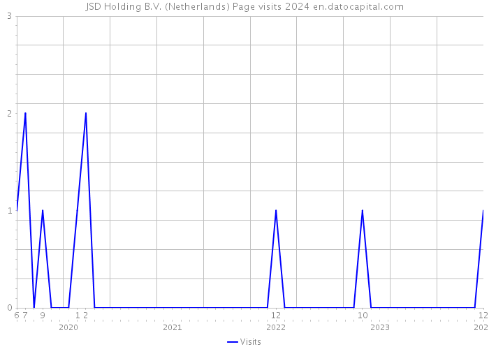 JSD Holding B.V. (Netherlands) Page visits 2024 