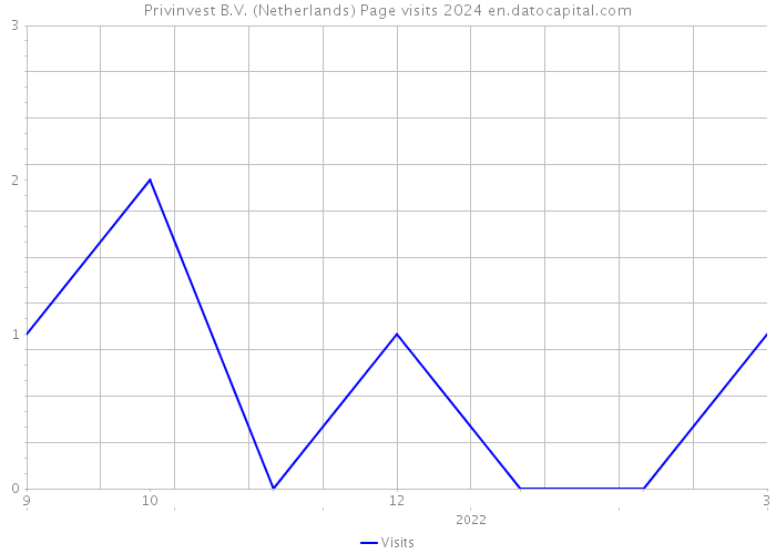 Privinvest B.V. (Netherlands) Page visits 2024 