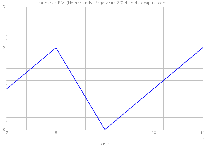 Katharsis B.V. (Netherlands) Page visits 2024 